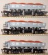 3603 Peresvet Set of 3 Dump cars "Wismut". Set # 2